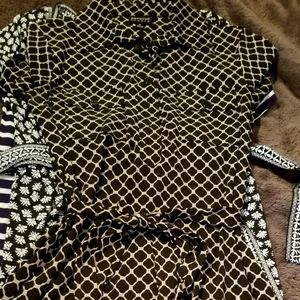 Enfocus Studio geometric printed dress